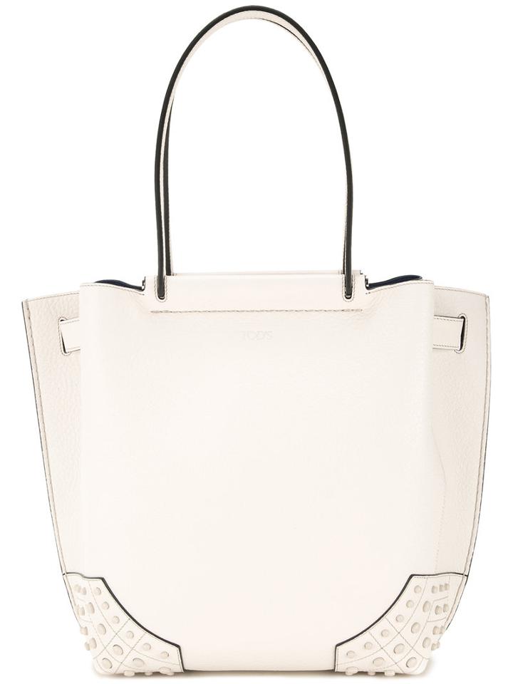 Tod's - Wave Tote - Women - Calf Leather - One Size, Women's, White, Calf Leather