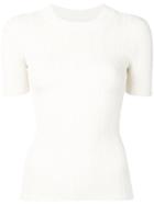 Jacquemus Ribbed T-shirt - White