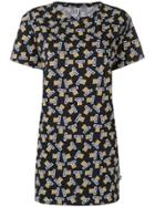 Moschino Bear Logo Print T-shirt - Blue
