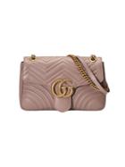 Gucci Beige Gg Marmont Matelassé Shoulder Bag - Neutrals