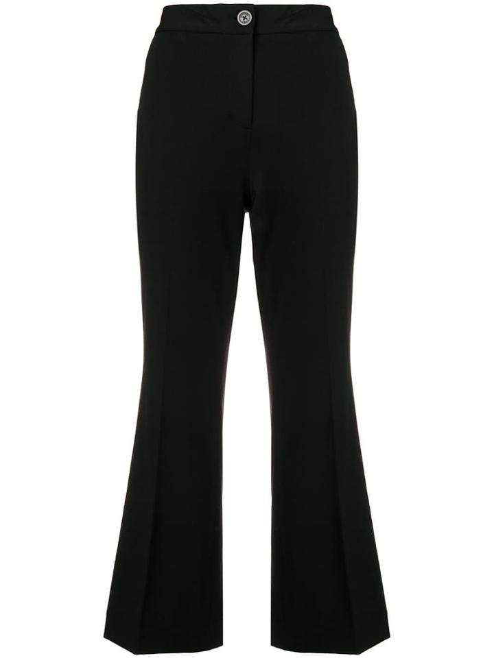 Michael Michael Kors Cropped Tailored Trousers - Black