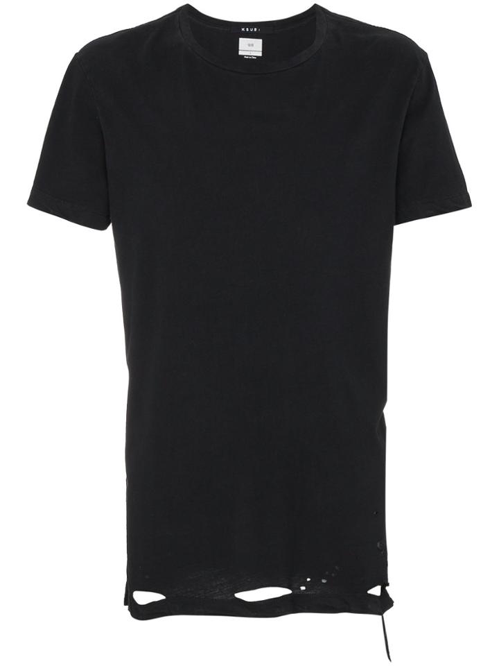 Ksubi Sioux Distressed T-shirt - Black