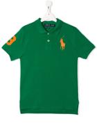 Ralph Lauren Kids Teen Embroidered Logo Polo Shirt - Green