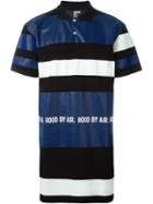 Hood By Air Panelled Oversized Polo Shirt
