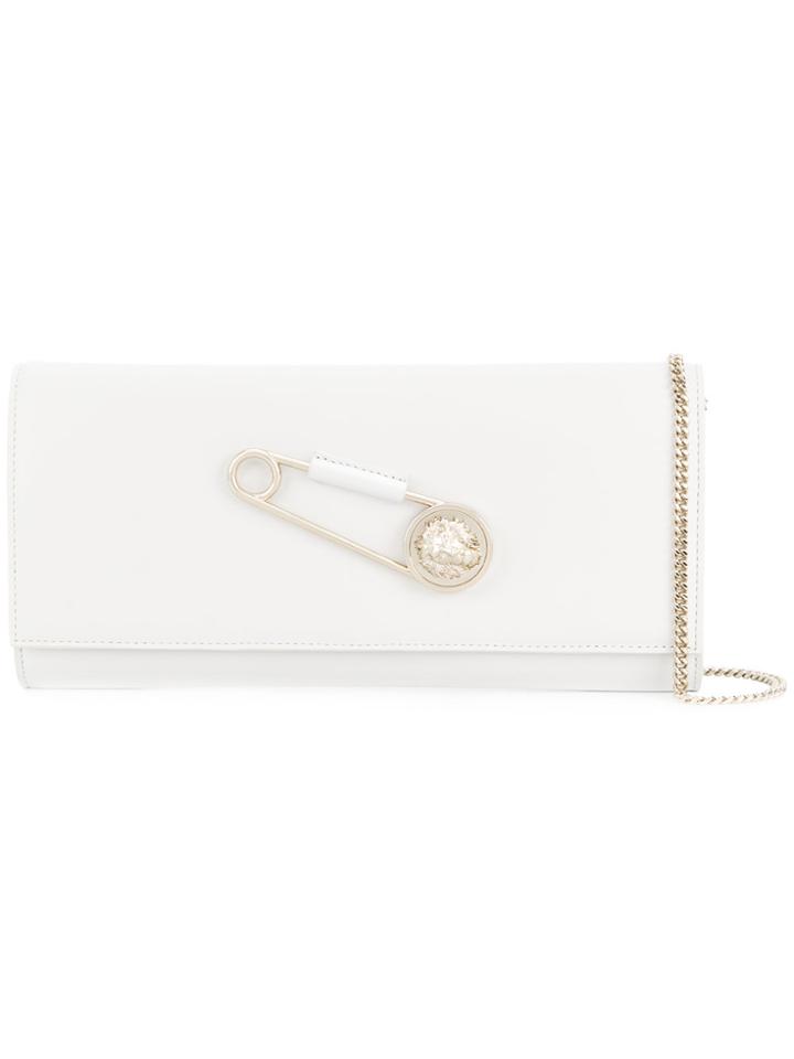 Versus Safety Pin Clutch - White