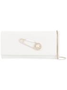 Versus Safety Pin Clutch - White