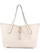 Burberry - Brook Tote - Women - Cotton/calf Leather - One Size, Women's, Nude/neutrals, Cotton/calf Leather
