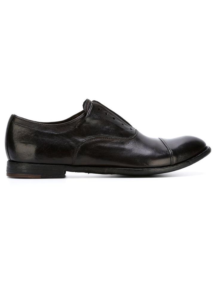 Officine Creative Archive Derby Shoes, Men's, Size: 42, Brown, Leather