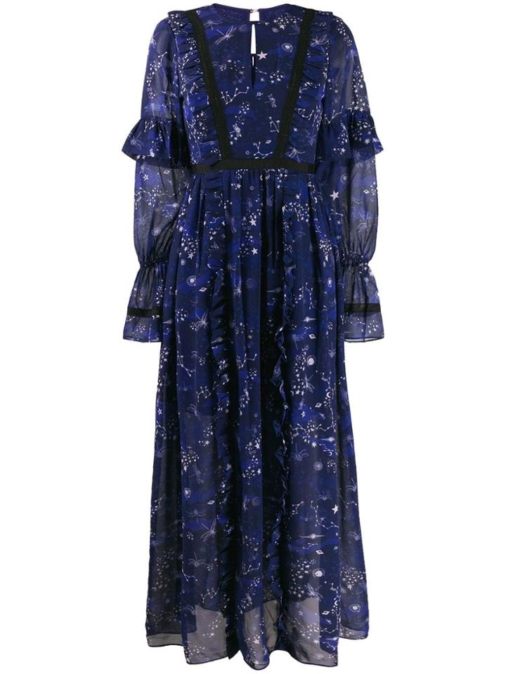 Three Floor Eventide Dress - Blue