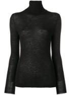 Cashmere In Love Shayne Roll Neck Sweater - Black