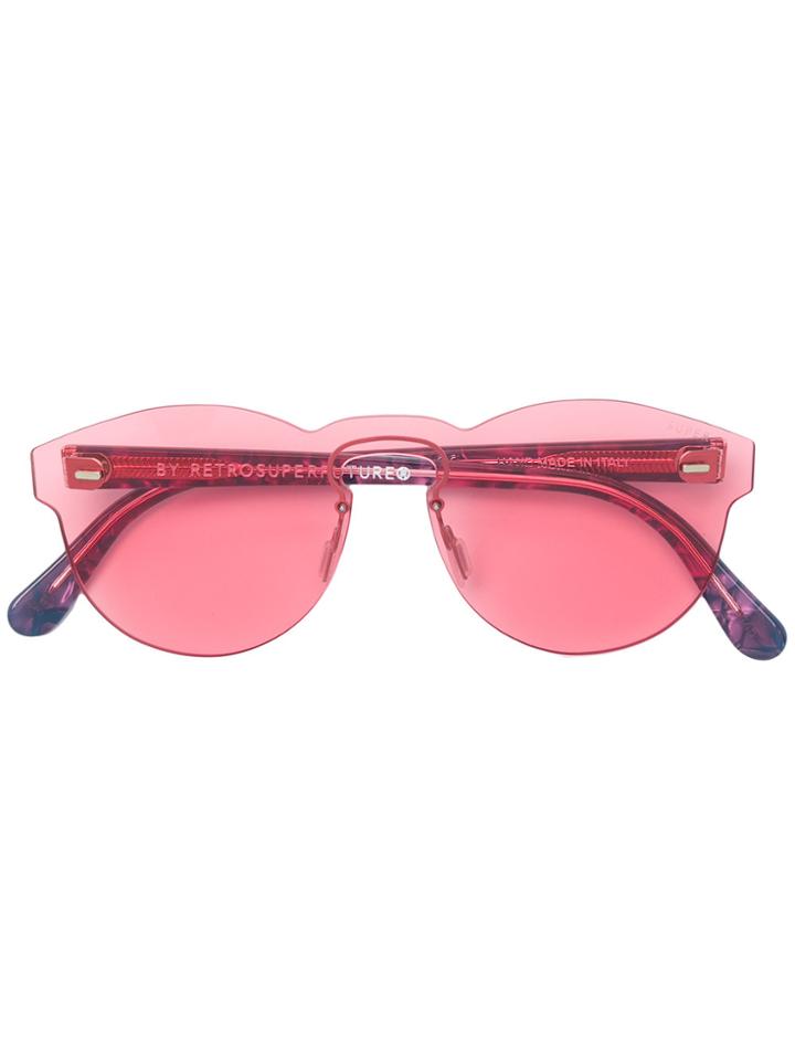Retrosuperfuture Screen Paloma Round Sunglasses - Red
