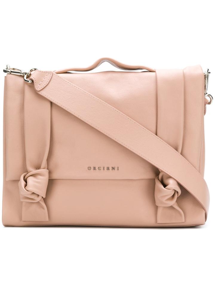 Orciani Lotus Shoulder Bag - Pink & Purple