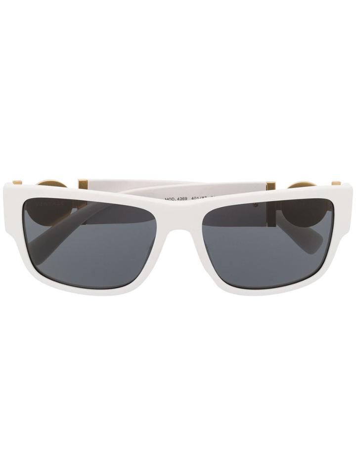 Versace Eyewear Tinted Square Sunglasses - White