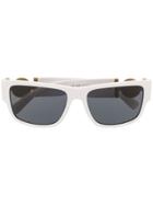 Versace Eyewear Tinted Square Sunglasses - White