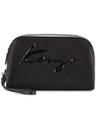 Kenzo Logo Pouch Clutch Bag - Black