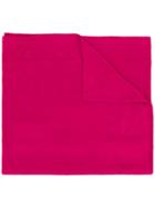 Givenchy Classic Embroidered Scarf - Pink & Purple