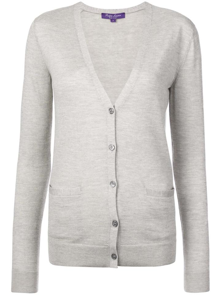 Ralph Lauren Collection Cashmere Cardigan - Grey