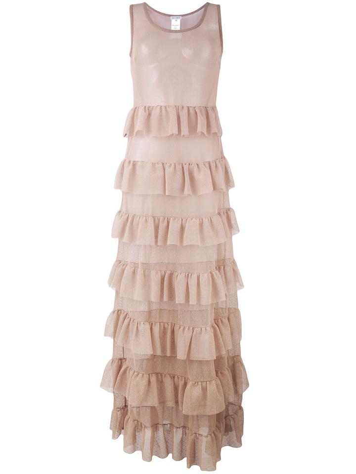 Melampo - Margot Dress - Women - Cotton/nylon/spandex/elastane - 40, Nude/neutrals, Cotton/nylon/spandex/elastane