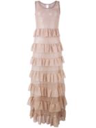 Melampo - Margot Dress - Women - Cotton/nylon/spandex/elastane - 40, Nude/neutrals, Cotton/nylon/spandex/elastane