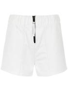 Andrea Bogosian Leather Shorts - White