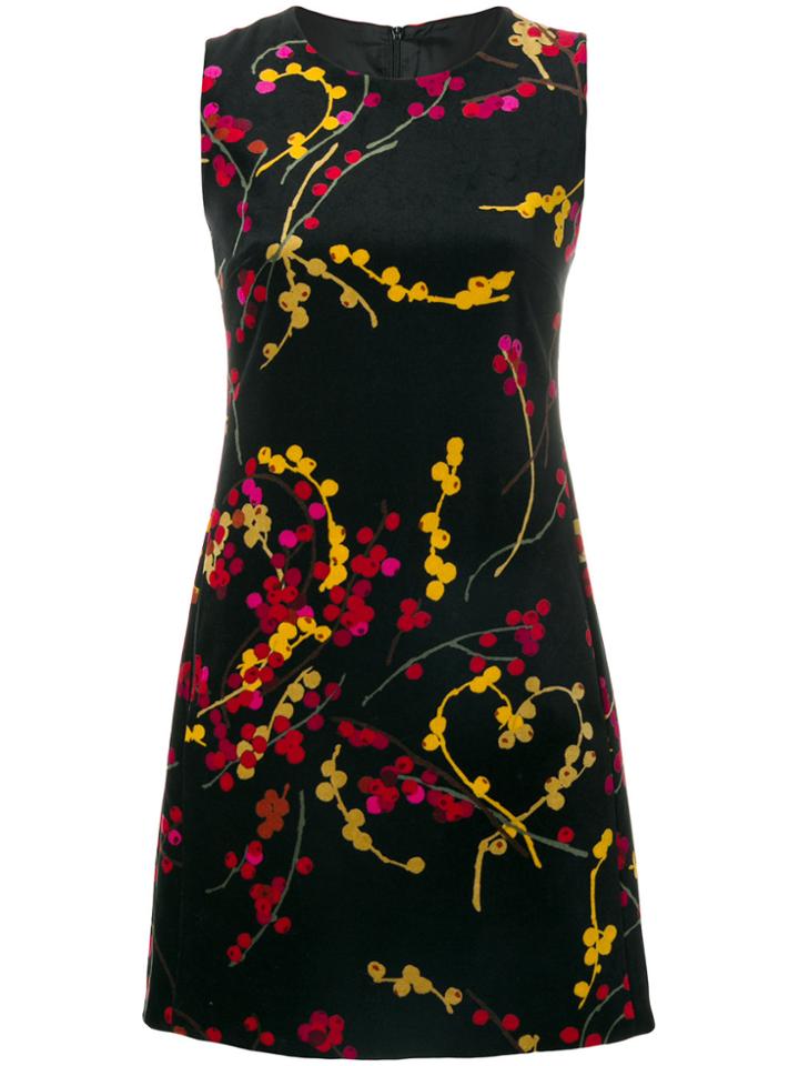 Moschino Vintage Berries Dress - Black