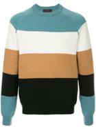 Caban Striped Crewneck Sweater - Multicolour