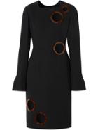 Burberry Framed Cut-out Shift Dress - Black