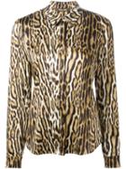 Roberto Cavalli Leopard Print Shirt