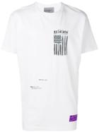 Icosae Flag Slogan Print T-shirt - White