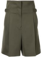 Jil Sander Belted Waist Shorts - Green