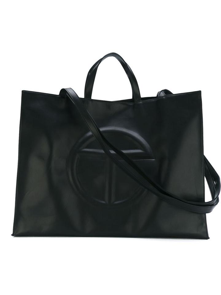 Telfar Large Logo Embossed Tote