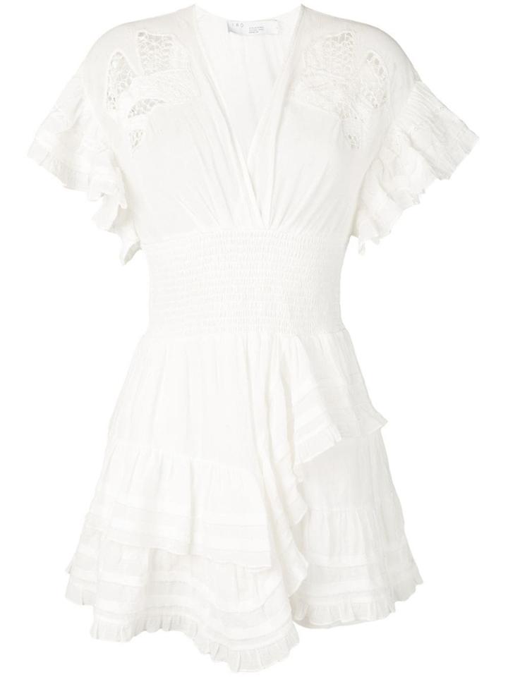 Iro Ruffle Dress - White