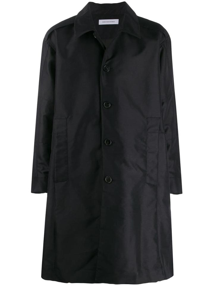 Kiko Kostadinov Single Breasted Coat - Black