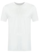 À La Garçonne - Plain T-shirt - Unisex - Cotton - P, White, Cotton
