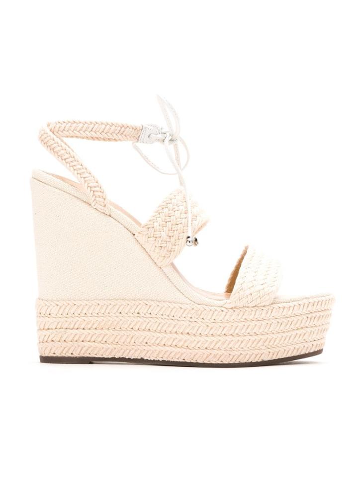 Schutz Schutz S0313902960001 Cru/white Furs & Skins->leather