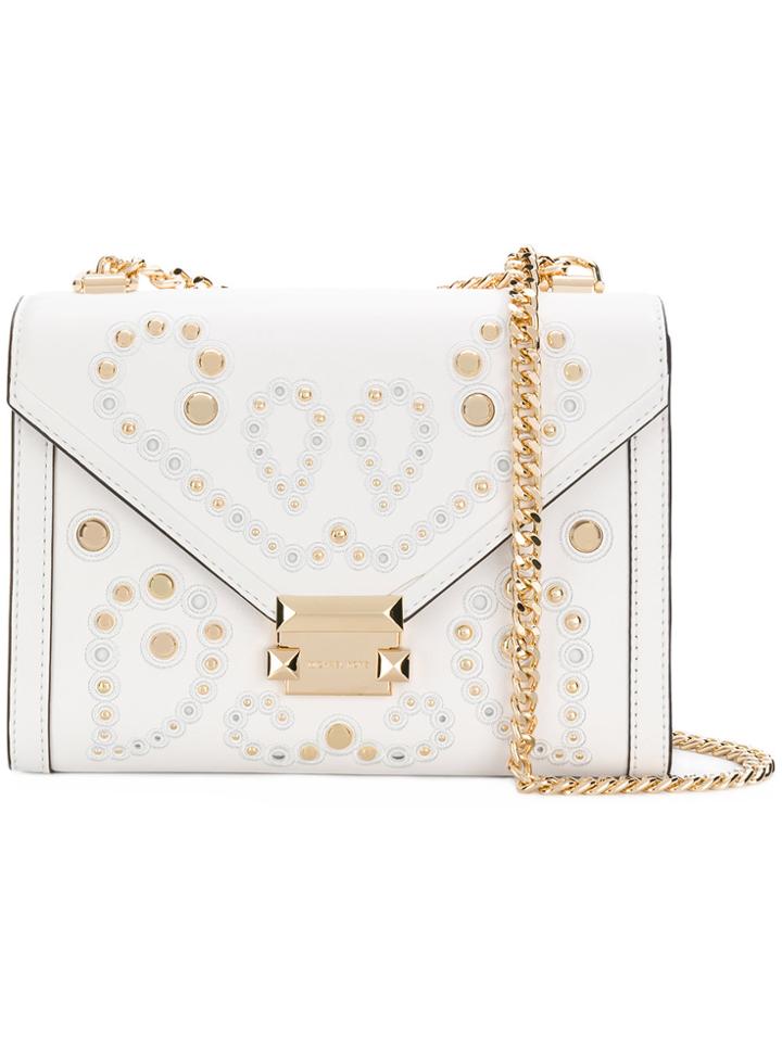 Michael Michael Kors Whitney Shoulder Bag Large - White