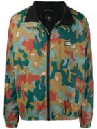 Obey Camouflage Print Jacket - Green