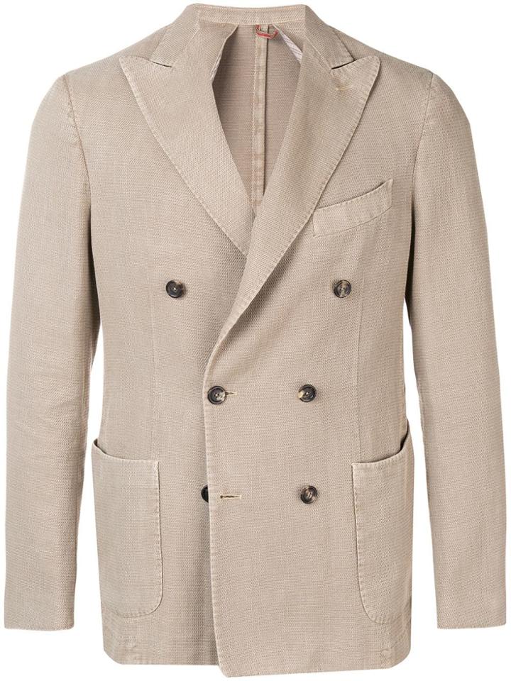 Dell'oglio Double-breasted Blazer - Neutrals