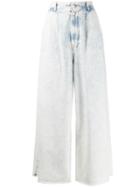 Mm6 Maison Margiela Wide-leg Denim Jeans - White