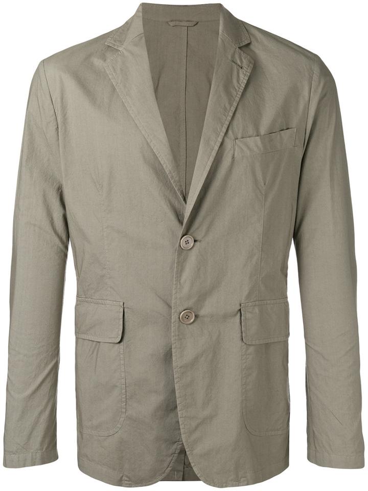 Aspesi - Americana Blazer - Men - Cotton - Xxl, Green, Cotton