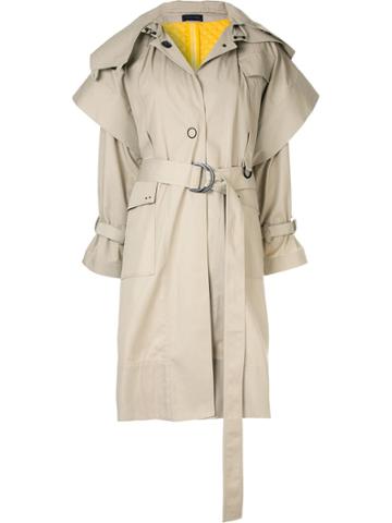 Eudon Choi Belted Trench Coat - Neutrals
