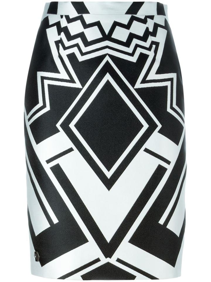 Philipp Plein 'maybe Not' Skirt, Women's, Size: Small, Black, Polyester