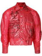 Private Policy Volume Jacket, Men's, Size: Small, Red, Plastic