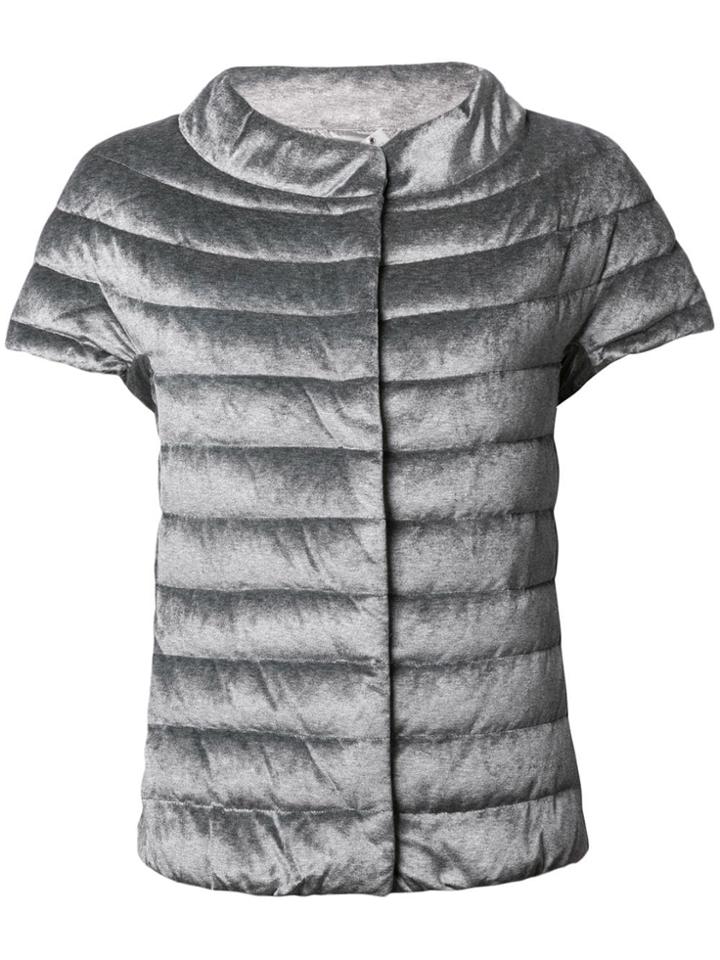 Herno Shortsleeved Puffer Jacket - Green