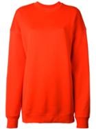 Marques'almeida Oversized Sweatshirt, Women's, Size: Small, Yellow/orange, Cotton/polyamide