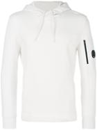 Cp Company Lens Detail Hoodie - White