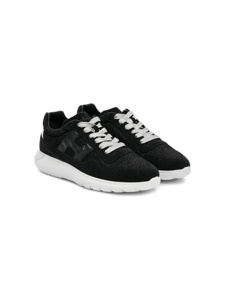 Hogan Kids Interactive Cube Sneakers - Black