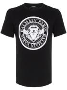Balmain Coin Print T-shirt - Black