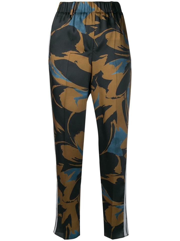 Incotex Side Stripe Trousers - Blue
