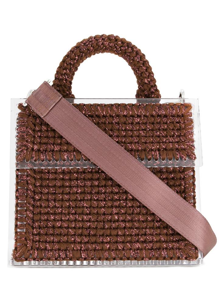7ii Excelsior Palace Copacabana Purse, Women's, Brown, Acrylic